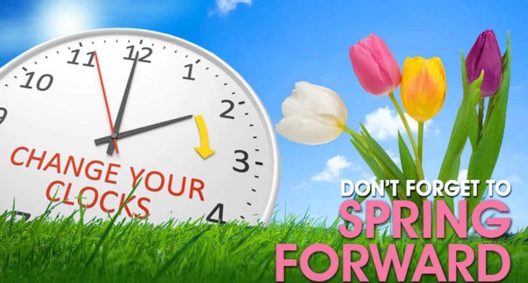 clock and spring colors